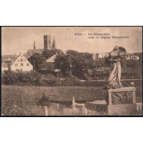 Ribe - Fra Slotsbanken med Dr. Dagmar Monomentet - Lauridsen U 25