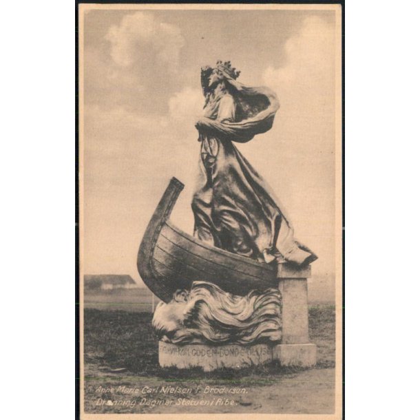 Ribe - Dronning Dagmars Statue - H. Bentzons 81313