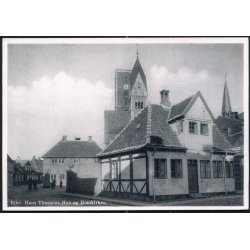 Ribe - Hans Thausens Hus og Domkirken - Lauridsen u/n