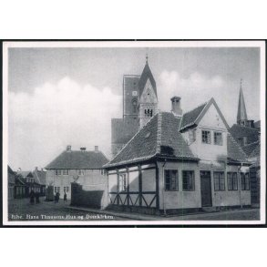 Ribe - Hans Thausens Hus og Domkirken - Lauridsen u/n