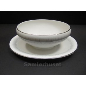 Sølvpil - Sauceskål 7½x20 cm.Tichenreuth - Bavaria - Tyskland