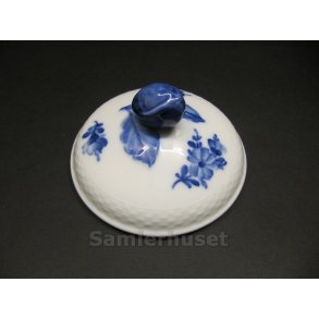 Blå Blomst Flettet - Låg til Sukkerskål - Indvendig Randmål 10,5 cm. - 8082 - 8142