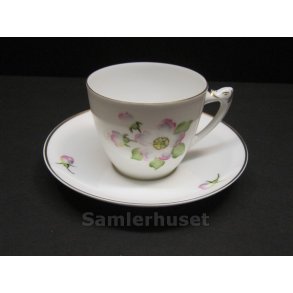 Prinsesse Margrethe (bleblomst) Kaffekop 6x7 cm.