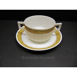 Guld Vifte Boulliongkop Lille 6x8 cm. Rc. 11552