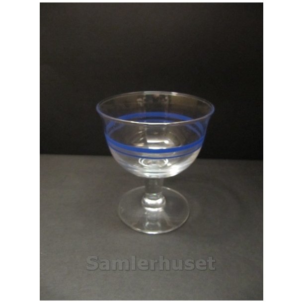 Bl&aring; Klokke Dessertglas. H:113 mm.