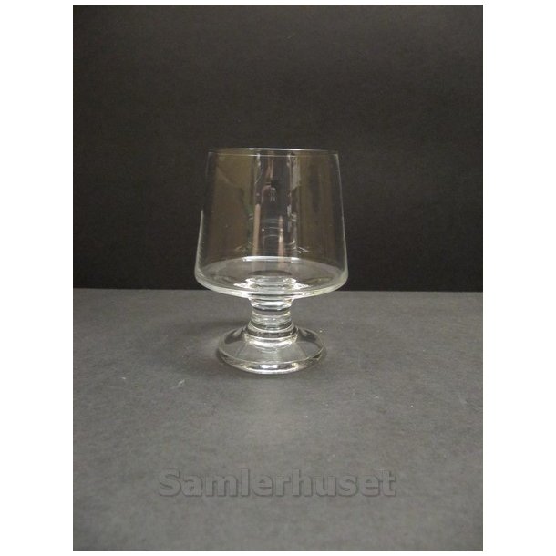 Stub Klar Cognacglas. H:85 mm.