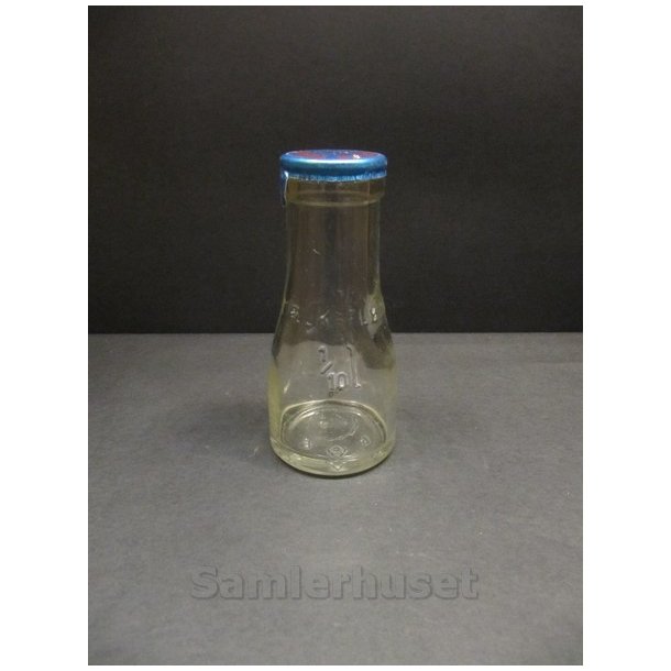 Mlkeflaske Klar - Fllesflasken lavet fra 1930 - 1/10 L. - Med orginal kapsel - Uden skr.